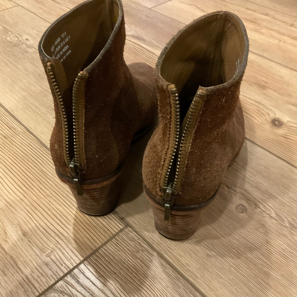 J. Shoes Suede Heeled Booties - Picture 7 of 12